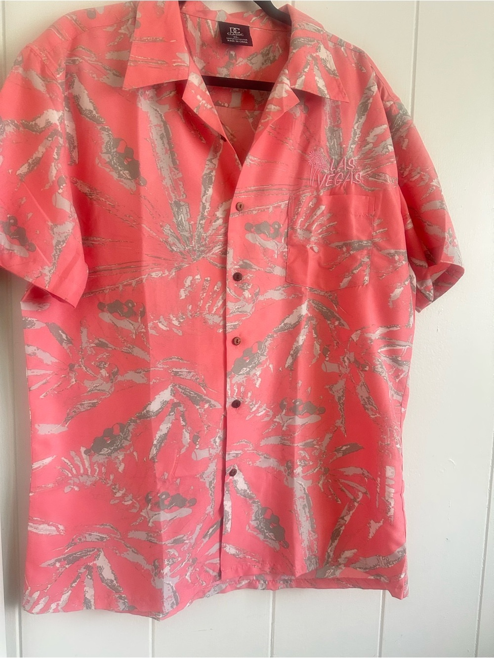 DC Classic || Men’s Pink ‘Las Vegas’ Aloha Shirt